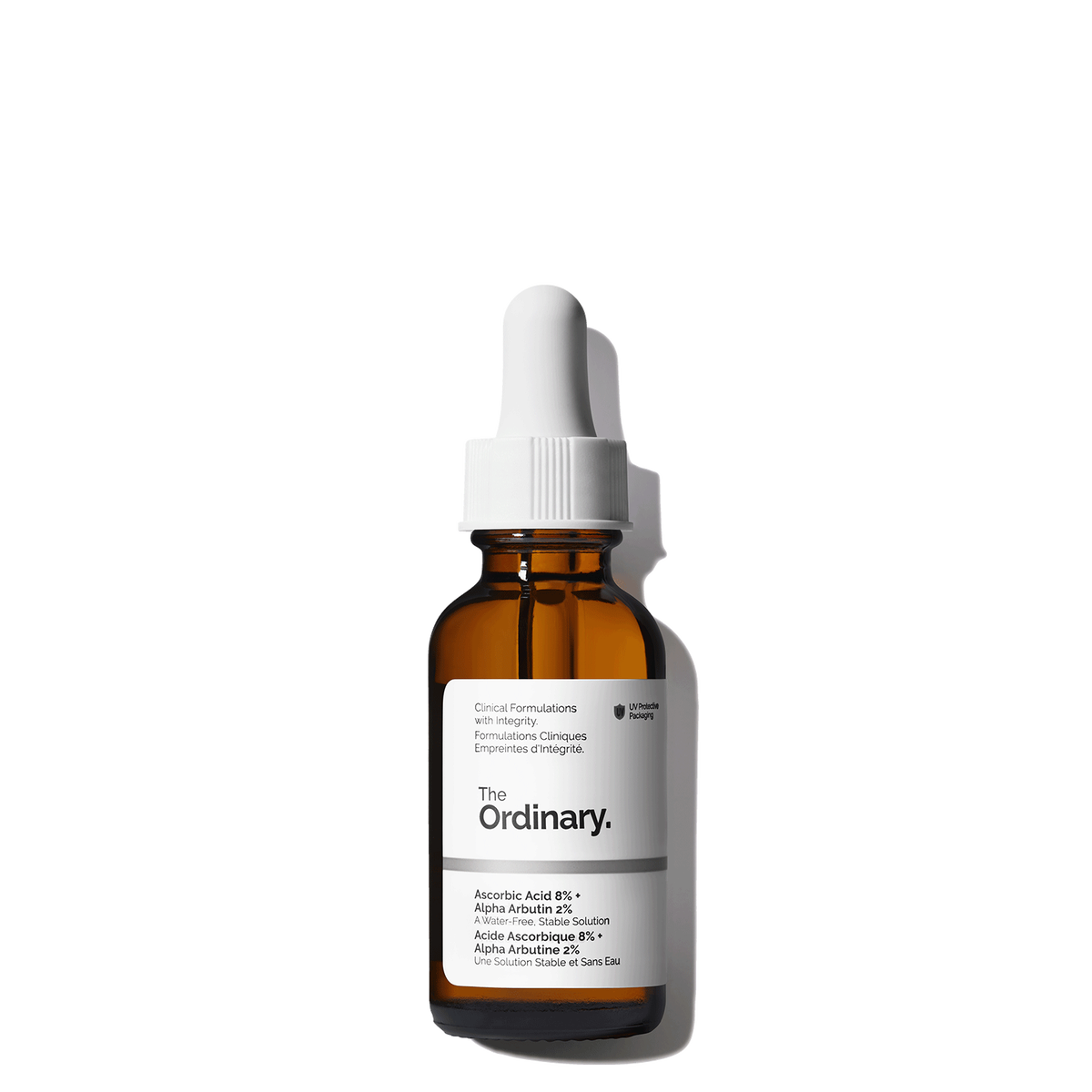 The Ordinary Ascorbic Acid 8% Alpha Arbutin 2% pour éclaircir taches brunes et éclat peau Maroc
