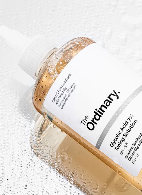 The Ordinary Acide Glycolique 7% toner exfoliant éclat peau Maroc