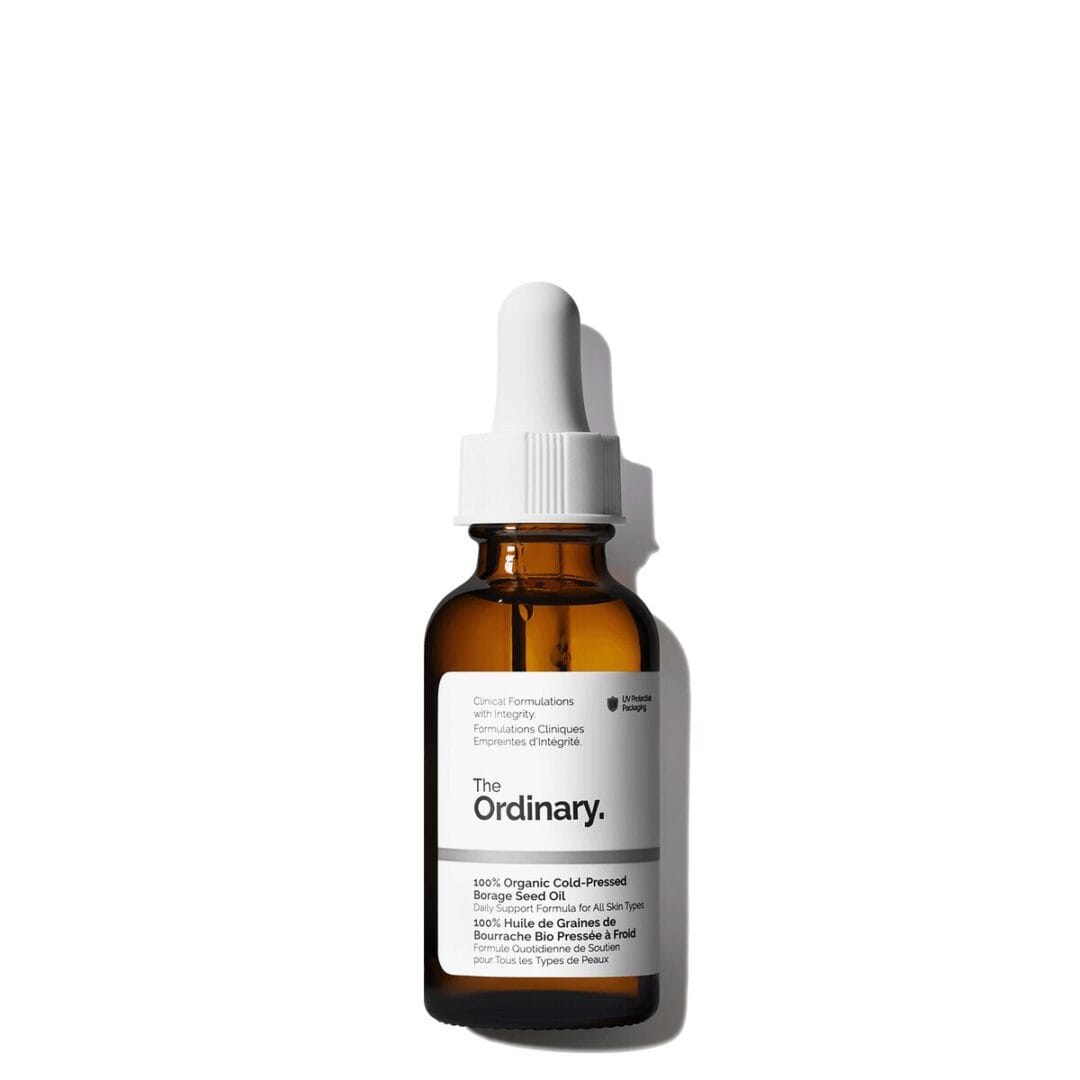 The Ordinary 100% Huile de Bourrache Bio pressée à froid pour peau sèche et apaisement Maroc