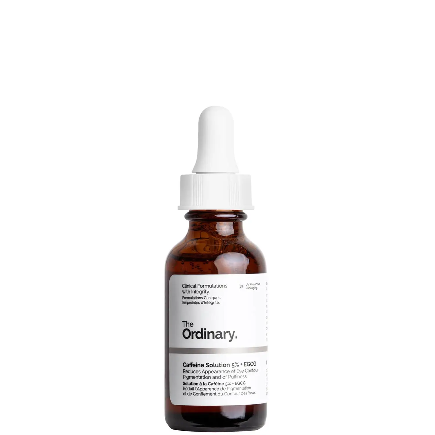 The Ordinary Caffeine Solution 5% + EGCG anti-cernes et poches contour des yeux Maroc