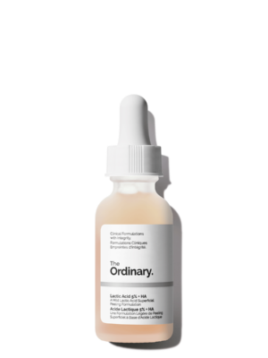 Formulation de Peeling Superficiel à Base d'Acide Lactique 5 % + HA 2 % The Ordinary 30 ml