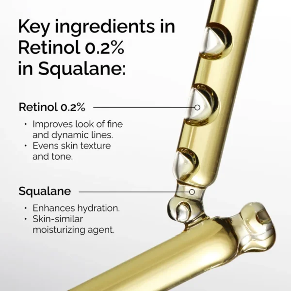 Rétinol 0.2% dans du Squalane